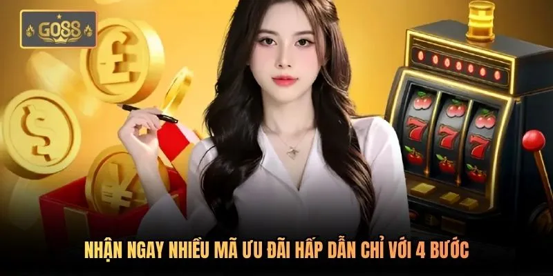 Nhận ngay nhiều mã ưu đãi hấp dẫn chỉ với 4 bước