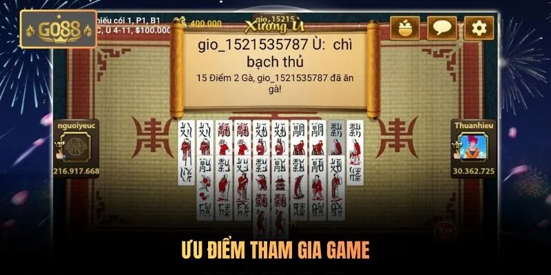 Ưu điểm tham gia game
